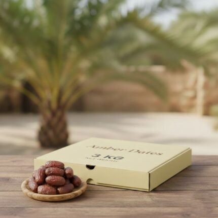 Amber Dates – 3kg Premium Pack | Large, Meaty & Rich